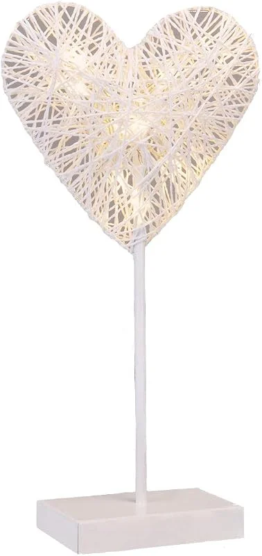 Besuche den Spetebo-Store Dekoleuchte Herz, warmweiß, 10 LED — Kerzenlicht Abendessen