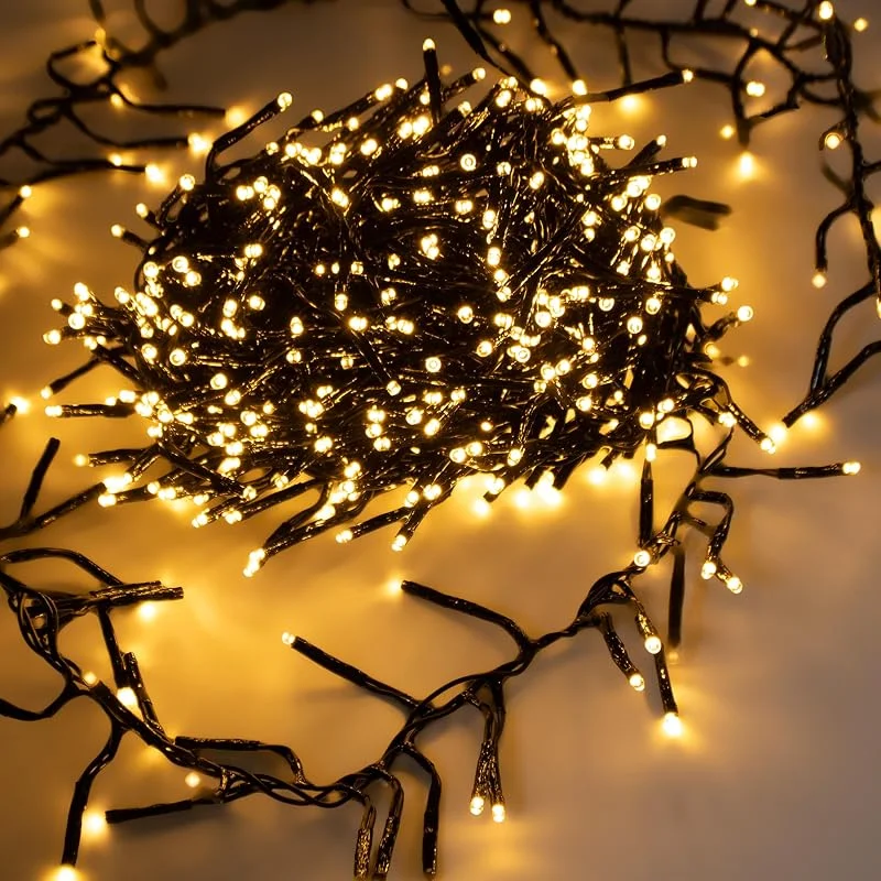 Besuche den Spetebo-Store Büschel Lichterkette soft gold 4, 2 m dimmbar mit Timer für Außen - 448 LED — Weihnachtsbeleuchtung