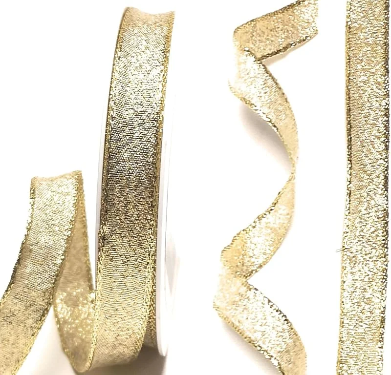 Marke: s.dekoda Brokatband 25m x 15mm Gold Schleifenband Dekoband Brokat Geschenkband — Geschenkverpackung