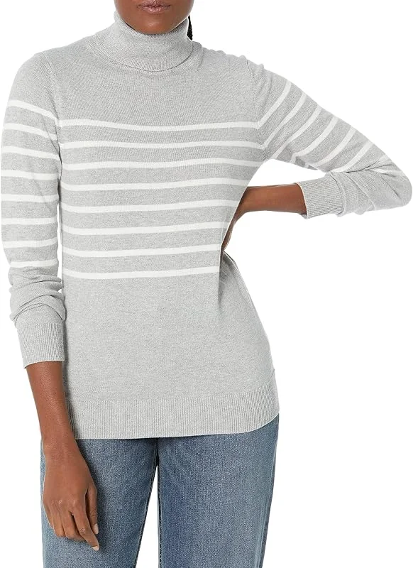 Besuche den Amazon Essentials-Store Amazon Essentials Damen Slim Fit Leichter Classic Fit Langarmpullover mit Rundhalsausschnitt — Weihnachtsmode