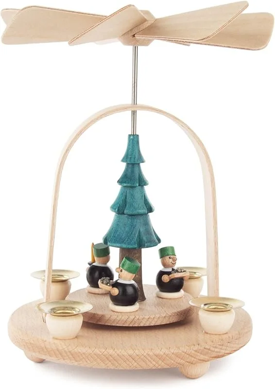 Besuche den Rudolphs Schatzkiste-Store Rudolphs Schatzkiste Pyramide mit Bergmännern bunt BxHxT 15x19x15cm NEU Kumpel Bergarbeiter Weihnachtspyramide Holzpyramide Tischdekoration Dekoration Weihnachten Wärmespiel Lichter Figur Edelholz — Weihnachtsdeko