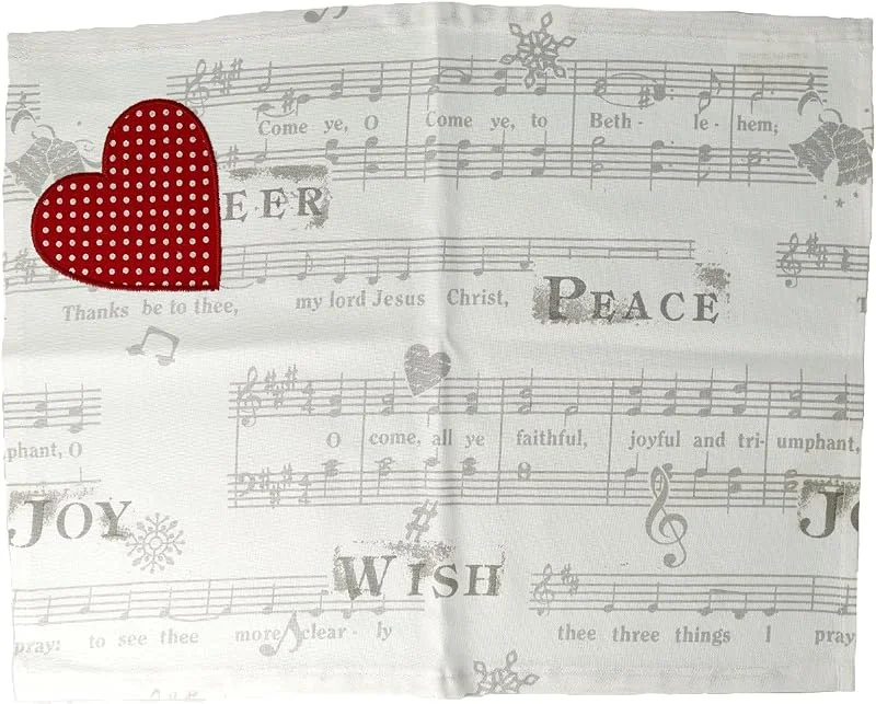 Besuche den mugesh-Store Platzdeckchen Tischset Platzset Noten - Schönes Geschenk für Musiker (Noten Weihnachten, 1) — Küche & Haushalt