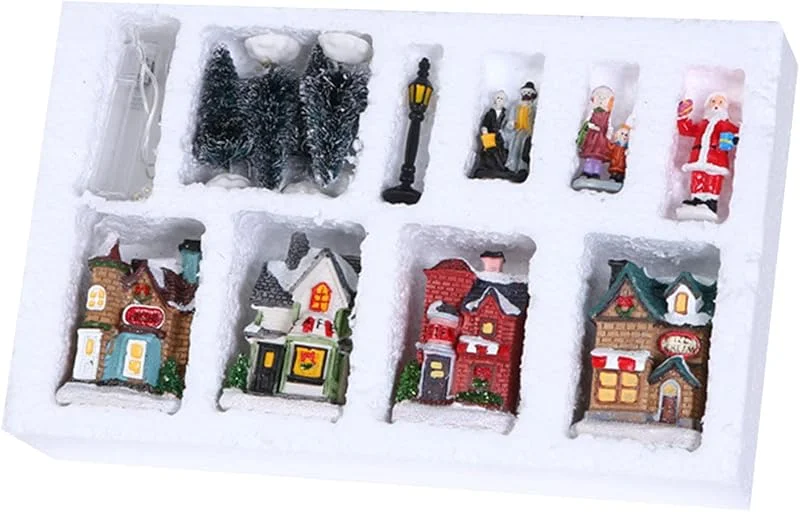 Marke: Wiffe Weihnachtsszene, Dorfhäuser, Paket A — Weihnachtsdeko