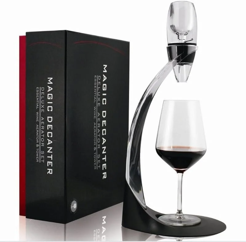 Marke: Excelvan Excelvan Komplettset Luxus-Weindekanter, Belüfter, mit Halterung und Sockel für Weinkenner — Wein und Festtafel