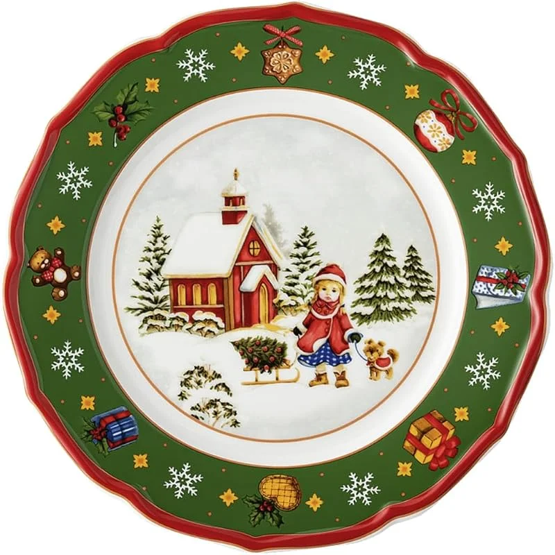 Besuche den Hutschenreuther-Store Teller flach 22 cm Happy Wintertime 22, 00 CM — Advent und Tisch