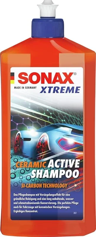 Besuche den SONAX-Store SONAX Xtreme Ceramic ActiveShampoo (500 ml) Autoshampoo — Geschenkverpackung