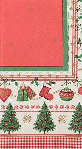 Marke: Mitteldecken Weihnachten Traditionelle gemusterte Tischdecke 80x80cm aus Airlaid — Küche & Haushalt