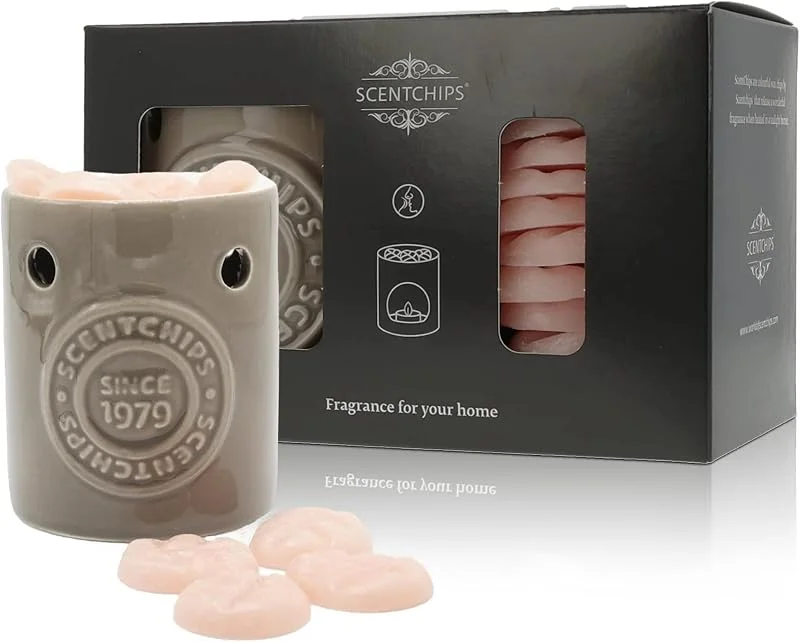 Besuche den Scentchips-Store Scentchips® Duftwachs Geschenkset mit ScentBurner – Premium Wachsmelt Set mit Duftlampen & Duftchips – Stilvolles Aromatherapie Geschenk für Zuhause & Entspannung — Kerzenlicht Abendessen