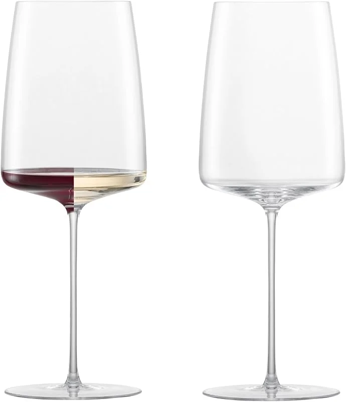 Besuche den Zwiesel Glas-Store Zwiesel Glas Handmade Simplify handgefertigte Glaswaren, 540 ml, Rotwein, 2 Stück — Wein und Festtafel