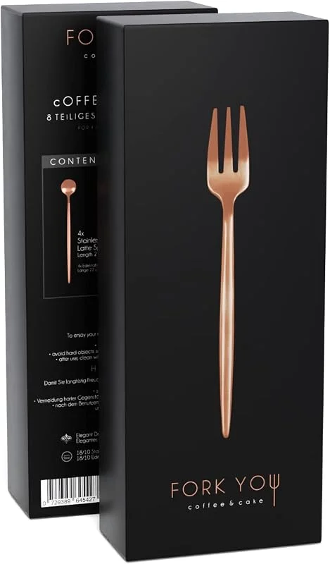 Besuche den FORK YOU-Store Besteck Sets (Kupfer, Portugal - Dessert) — Geschenkverpackung