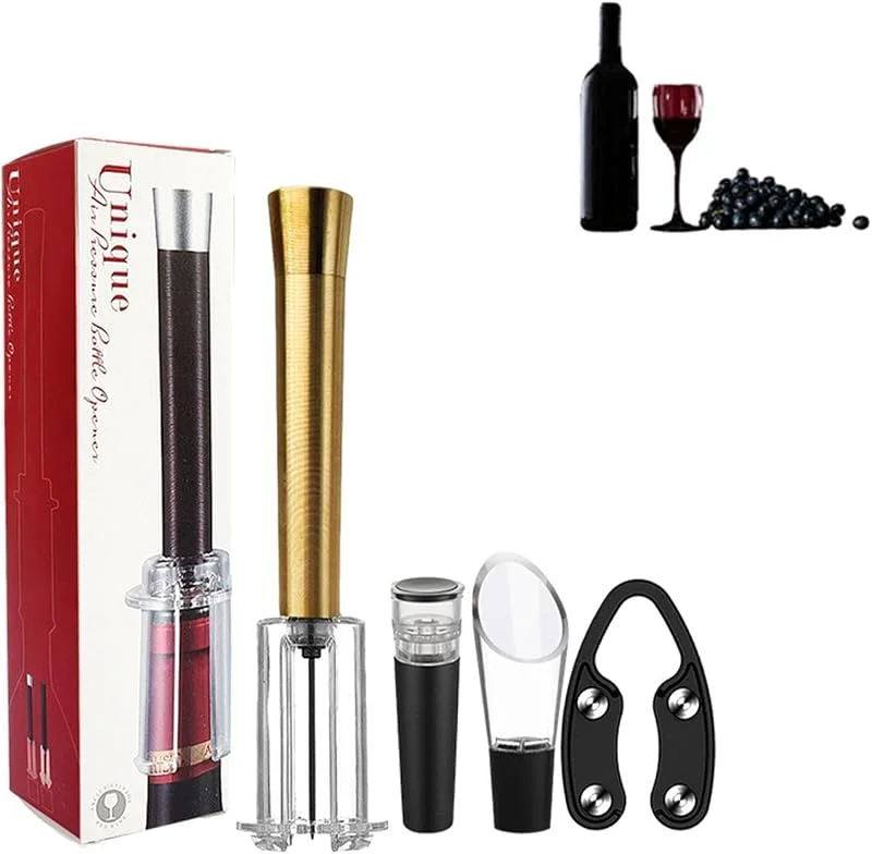 Marke: Genérico Rotweinflaschenöffner-Set, Flaschenöffner-Set — Wein und Festtafel