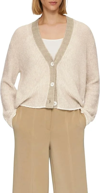 Besuche den s.Oliver BLACK LABEL-Store s.Oliver Damen 2157237 Cardigan mit Rippstruktur (1er Pack) — Weihnachtsmode