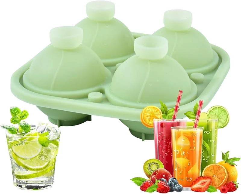 Marke: Generisch Silikon-Eiskugelform, stapelbar, flexibel, Weinkühlung — Wein und Festtafel