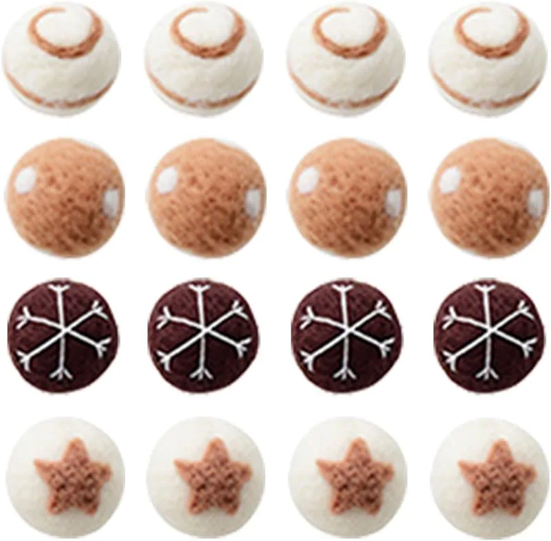 Marke: Generisch Weihnachtsbaumschmuck-Set, 16 Kugeln, wiederverwendbar, baumelnde Anhänger — Weihnachtsdeko