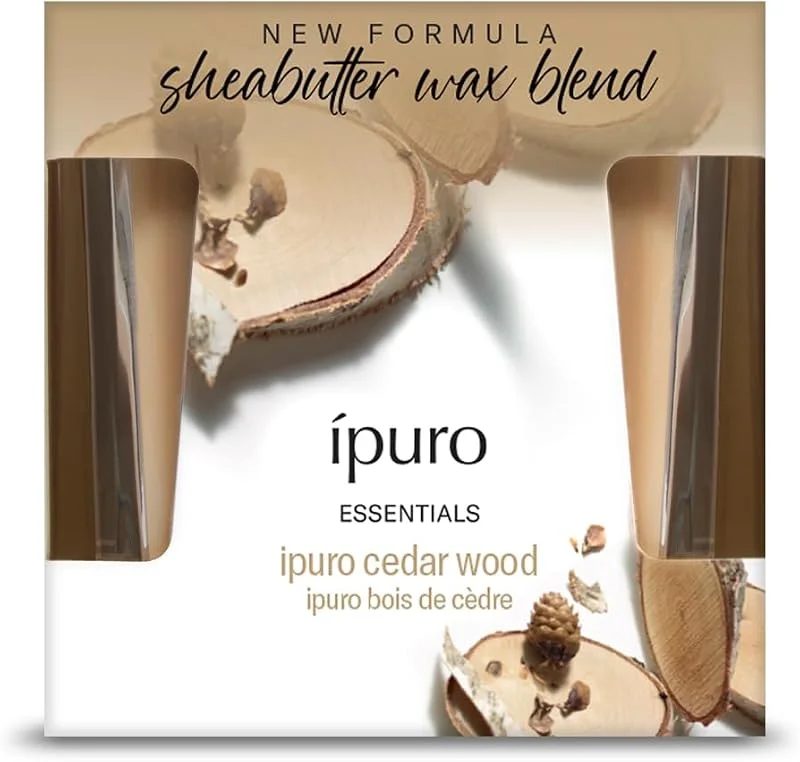 Besuche den Ipuro-Store ipuro Essentials Duftkerze CEDAR WOOD 125 g - Duftkerze im Glas holzig mit Zedernholz, Sandelholz, Vanille Duft - 23h Brenndauer, langanhaltend - dekorative Raumduft Kerze für die Wohnung — Kerzenlicht Abendessen