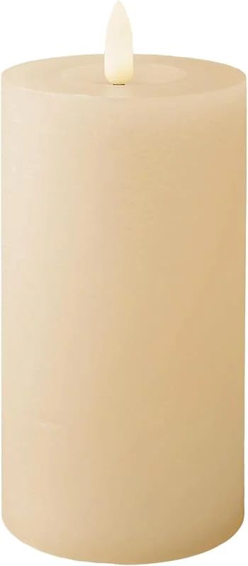 Marke: Lumineo Lumineo LED Kerze mit Timer 7x15cm Wachs Creme — Kerzenlicht Abendessen