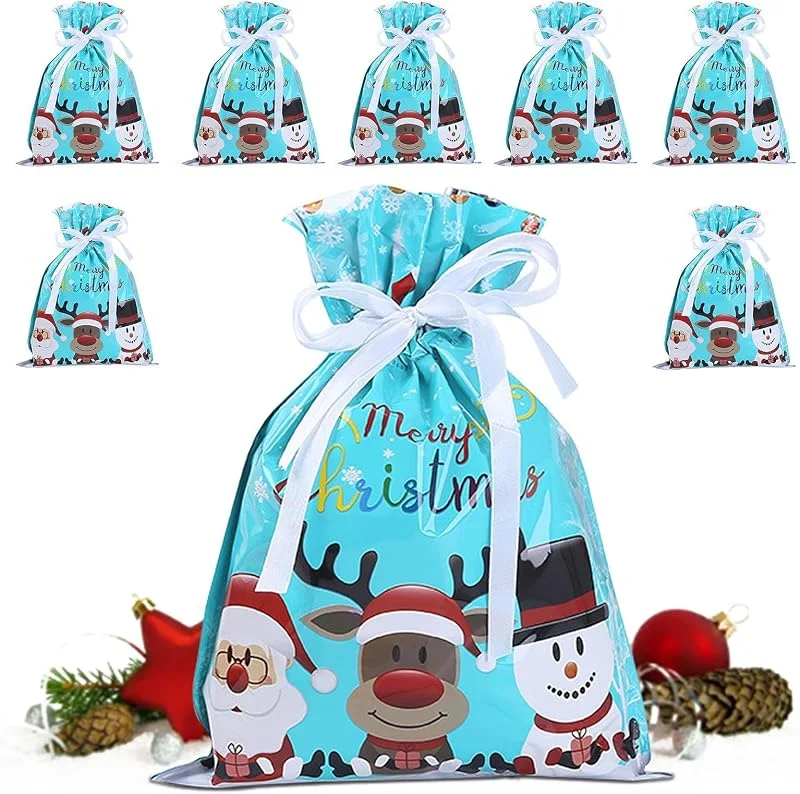 Marke: Generisch Geschenktüten für Weihnachten, Packung mit 8 Stück — Geschenkverpackung
