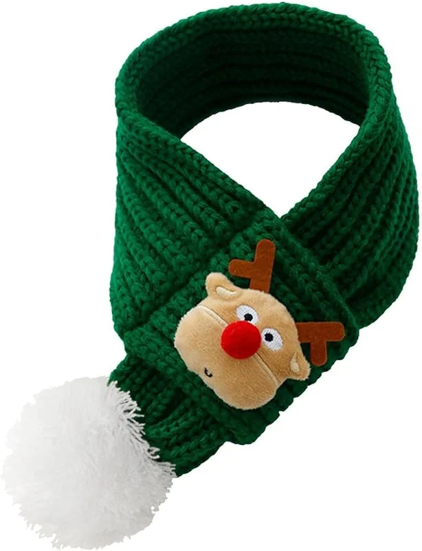 Marke: Generisch Weihnachtsschal für den Hund Warmer Waschbarer Gestrickter — Weihnachtsmode