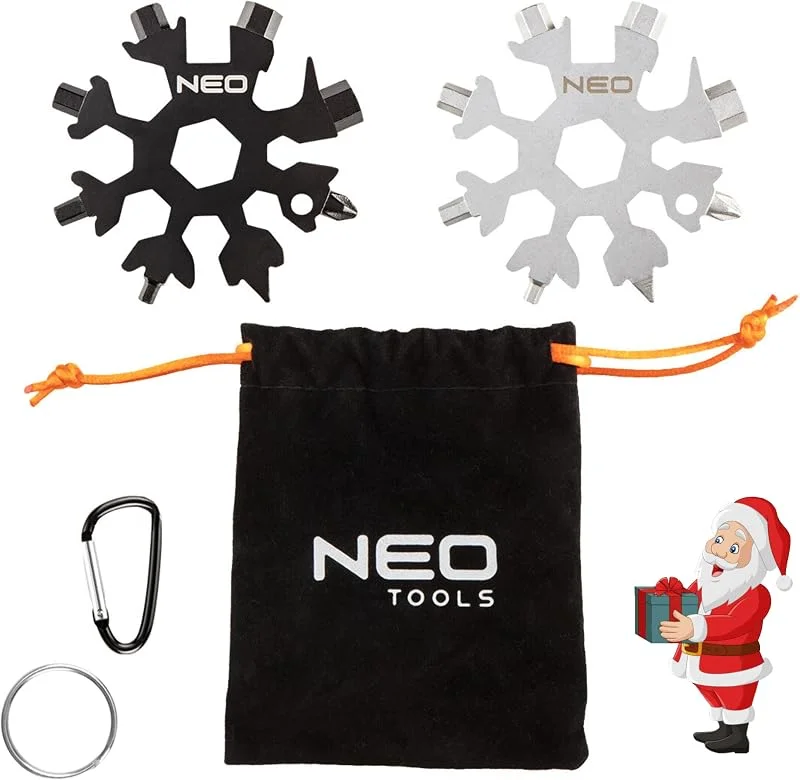 Besuche den NEO TOOLS-Store NEO TOOLS 19 in 1 Schneeflocken Multifunktionswerkzeug Männer Geschenke — Wein und Festtafel