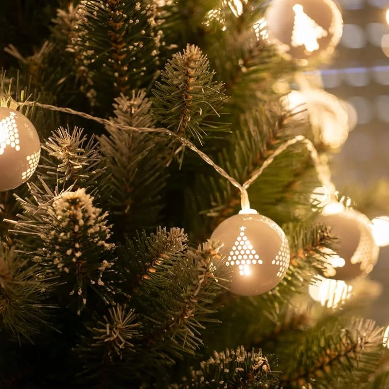 Besuche den DecoKing-Store DecoKing 10er LED Lichterkette mit Timer warmes Weiß Girlande Weihnachtsdeko Tannenbaum Taime — Weihnachtsbeleuchtung