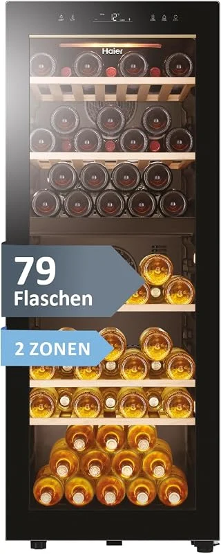 Haier Weinkühlschrank Serie 5 HWS79GDG 79 Flaschen — Wein und Festtafel