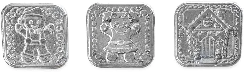 Marke: Nordic Ware Nordic Ware Lebkuchen-Plätzchen-Stempel 3er Set mit Holzgriffen — Weihnachtskueche