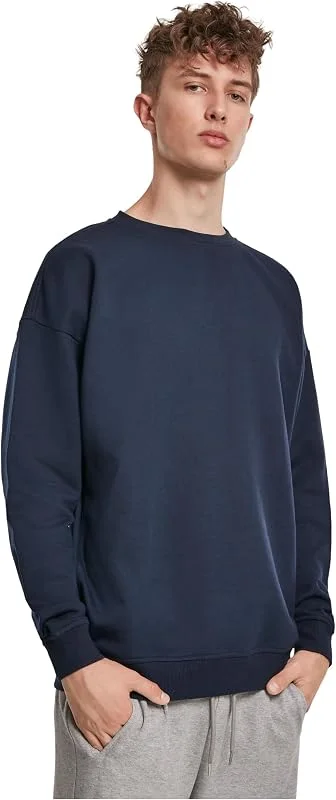 Besuche den Urban Classics-Store Urban Classics Basic Crewneck Männer Langarmshirt schwarz Basics, Streetwear — Weihnachtsmode
