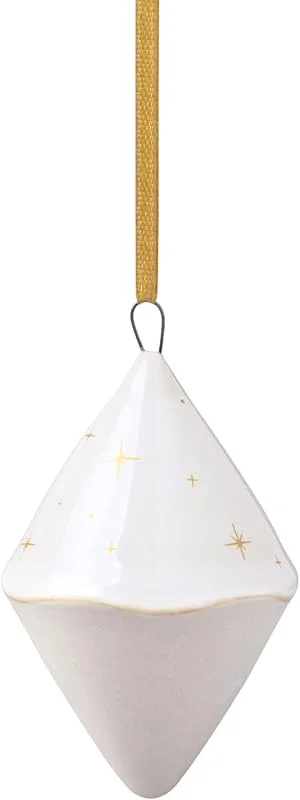 Besuche den like. by Villeroy & Boch-Store like. by Villeroy & Boch Winter Glow Ornament Doppelkegel, 5x5x8 cm — Advent und Tisch