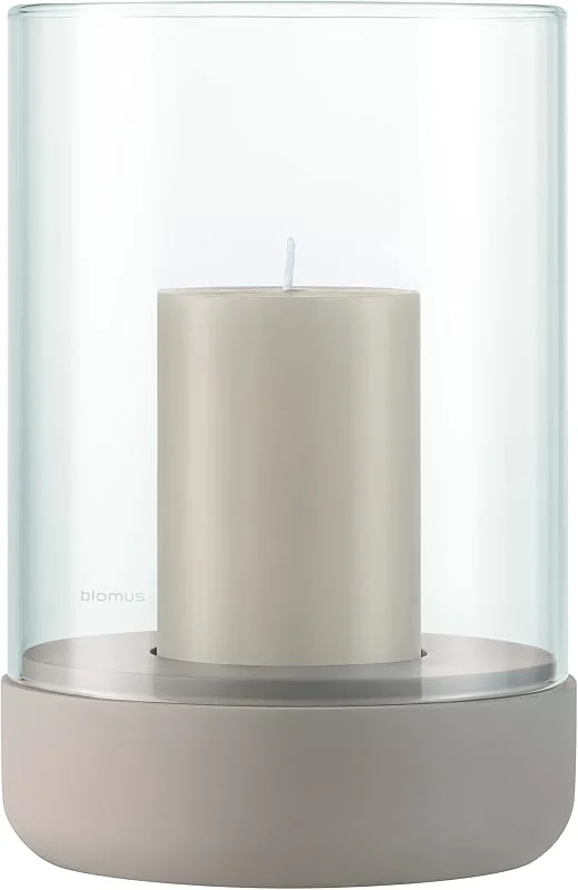 Besuche den blomus-Store blomus Windlicht -CALMA-, Farbe Fungi, Größe L, (exkl. Kerze) — Kerzenlicht Abendessen