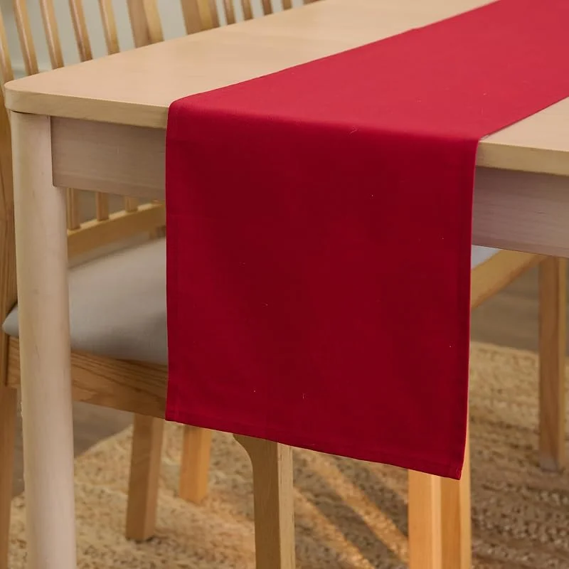 Besuche den Encasa XO-Store Encasa XO Tischläufer, Baumwolle Canvas, Modern 13"x91" — Küche & Haushalt