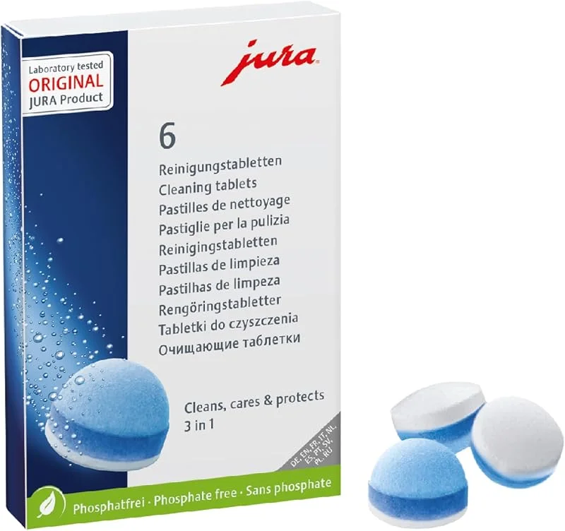 Besuche den JURA-Store JURA original Reinigungstabletten Kaffeevollautomat 6 Stk. (24225) — Wein und Festtafel