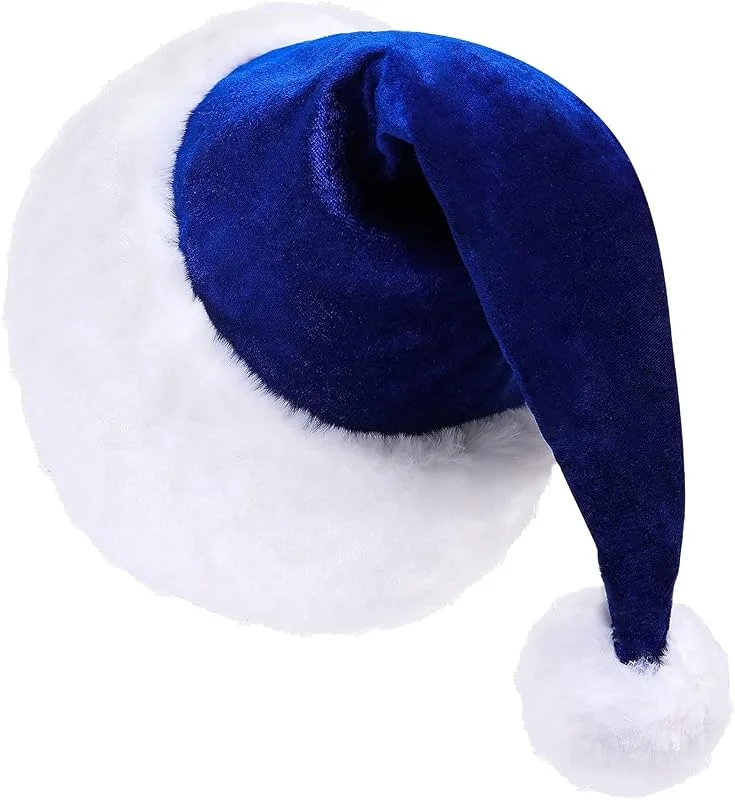 Marke: Generisch Generisch Weihnachtsmütze Nikolausmütze Erwachsene Plüsch Rand Weihnachtsfeier Rote Santa Mütze Nikolaus Warm Dicker Fellrand Weihnachtsmann Mütze Für Herren, Damen — Weihnachtsmode