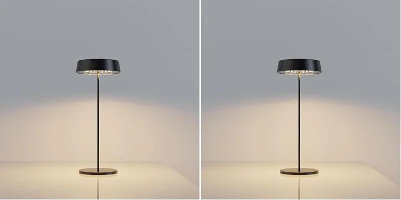 Besuche den Palmina-Store Palmina 901, Led Tischlampe Dimmbar, 4400mah Led Tischlampe Kabellos, IP54-Schutz, Lampe Für Den Innen-, Außenbereich, Geeignet Für Abendessen, Lesen, Schlafzimmer, Garten Und Vieles Mehr (Packung mit 2) — Kerzenlicht Abendessen
