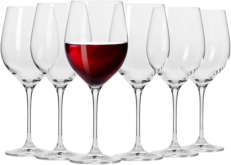Besuche den Krosno-Store KROSNO Rotweingläser 6er Set, 530 ml, Harmony Kollektion — Wein und Festtafel