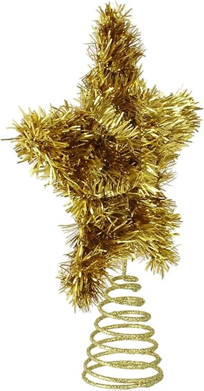 Marke: Générique Weihnachtsstern für den Weihnachtsbaum, Dekoration, Vintage, leicht, Stern — Weihnachtsdeko