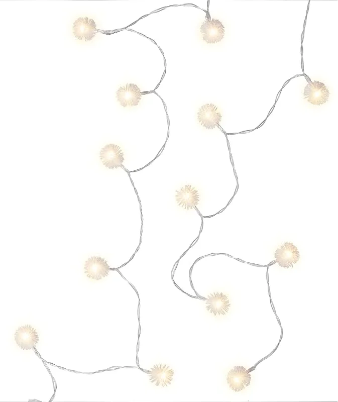 Besuche den goobay-Store LED Lichterkette 20 LEDs, Schneebälle, Timer, Batteriebetrieben, Warmweiß — Weihnachtsbeleuchtung