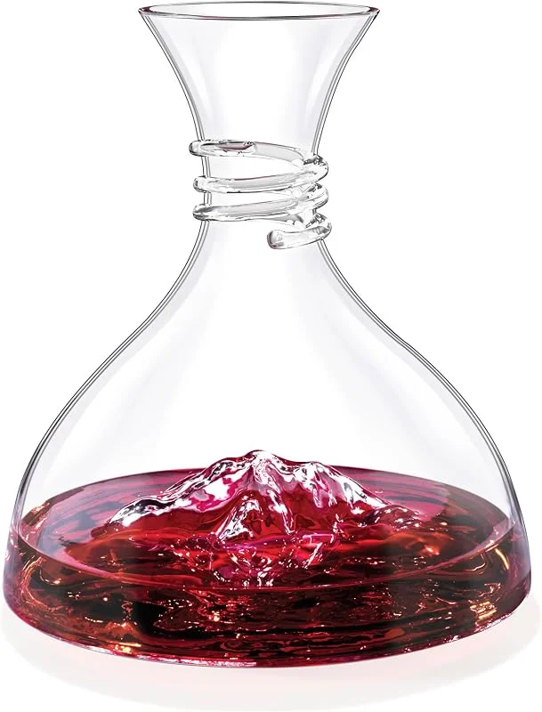 Besuche den Wilmax England-Store Wilmax Rotwein-Dekanter, 1500 ml, Wein-Karaffe aus Glas, Wein-dekantierer, Weinkaraffe, Dekantierkaraffe, Weindekantierer, Glaskaraffe, Weißweingläser — Wein und Festtafel