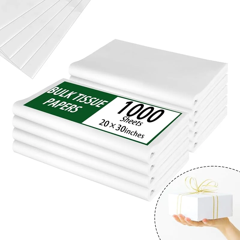 Marke: PINWATT PINWATT Seidenpapier, 50, 8 x 76, 2 cm, Weiß, für Geschenktüten, Geschenkpapier, Geburtstag, Hochzeiten, Duschen, Weihnachten, Geschenkverpackung, Kunst, Handwerk, Party, Dekoration, 1000 Blatt