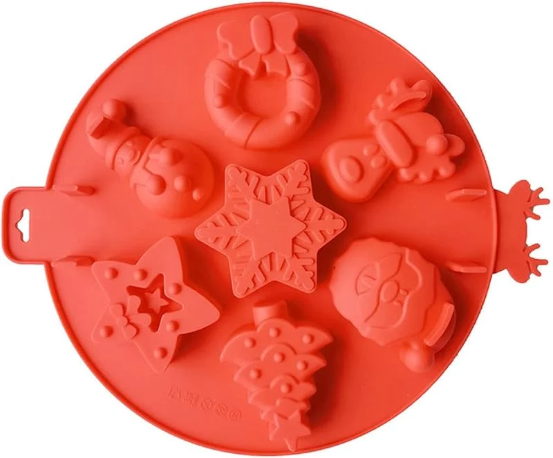 Marke: RWAJZAX Fondantform Schokoladenform Silikon-Backform zum Backen in der Weihnachtsserie für die Küche zu Hause Weihnachten Schokoladenform — Weihnachtskueche