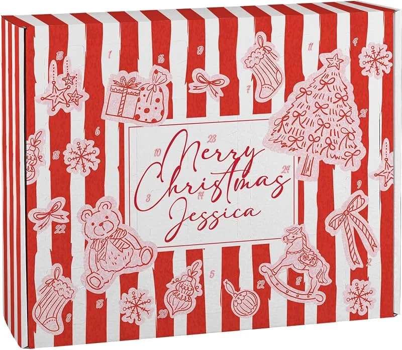 Besuche den Herz & Heim-Store Herz & Heim® Adventskalender zum Befüllen personalisiert mit Name — Advent und Tisch