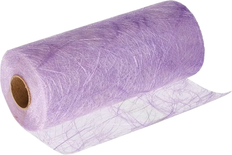 Marke: Unbekannt 25 m x 20 cm Sizoweb® Vlies Original Tischband Tischläufer Flieder Lavendel lila für Hochzeit — Küche & Haushalt