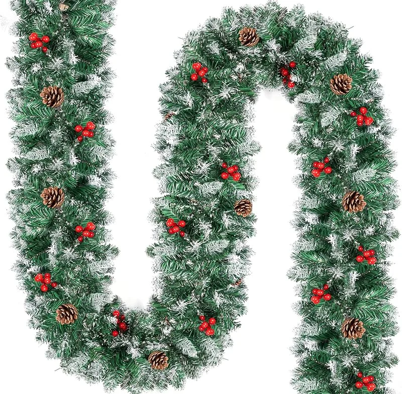 Besuche den Truevaste-Store Weihnachtsgirlande 2, 7 m, Künstliche Tannengirlande für Advent — Weihnachtsdeko