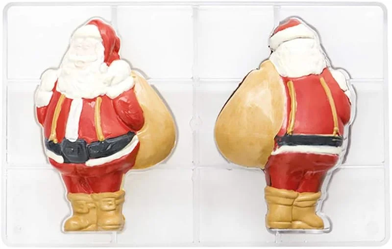 Marke: Decora DECORA 0050110 Profi-SCHOKOLADENFORM FÜR Nikolaus 69 X 105 MM 200 X 120 X 22 MM, Durchsichtig — Weihnachtskueche