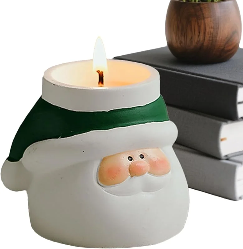 Marke: Generisch Weihnachten Duftkerzen, Weihnachtsmann Wachs Glas Kerze, Urlaub Aromatische Kerze für Weihnachten, Winterabend, Zuhause, Party Feier, Entspannung, Festliche Saisonale Dekoration, Dekorativer Urlaub — Kerzenlicht Abendessen