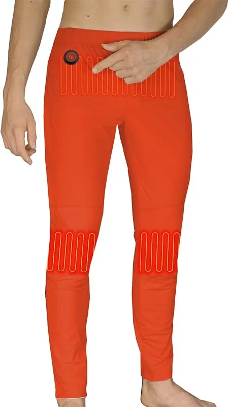 Besuche den Glovii-Store beheizte Thermohose mit Akku, Heizelemente an Knien und Lenden — Heizkleidung