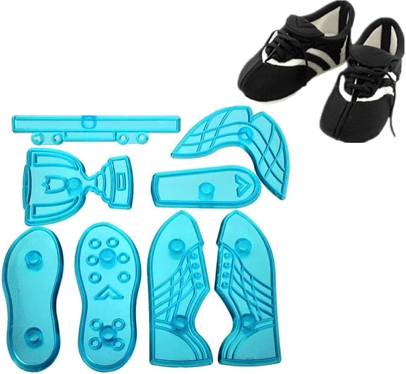 Marke: Ruluti 8pcs Kuchen-Form-Werkzeuge Verziert Kunststoff Fondant Cutter Erstellen Worldcup Fußballschuh Trophy Fußball Rollfondant Craft — Weihnachtskueche