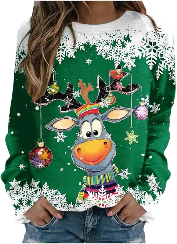 Marke: pvucpot pvucpot Familien Weihnachtspullover Set Damen Herren Kinder – Partnerlook Reindeer Xmas Sweater, Lustiges Christmas Outfit Für Familienfeier, Perfektes Gesweenk Für Die Ganze Familie Geschenk — Weihnachtsmode