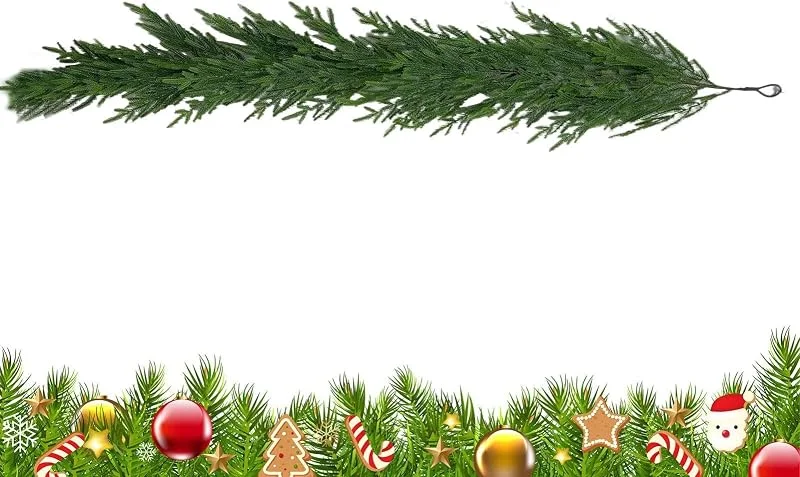 Marke: Genérico Künstliche Tannengirlande, Weihnachtsdekoration, realistisch