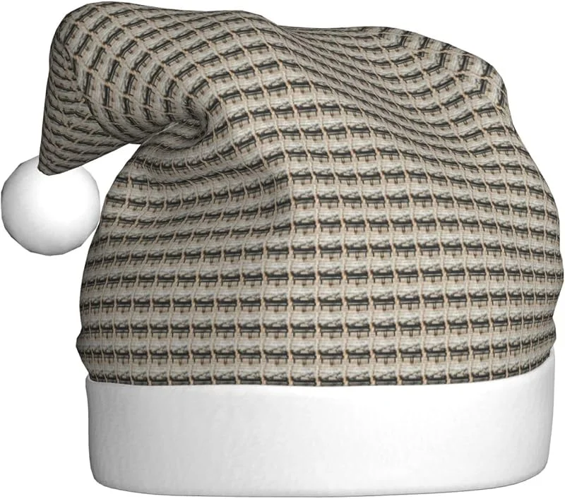 Marke: Tamiger Weihnachtsmützen mit Musiknoten-Druck, saisonal, festlich — Weihnachtsmode