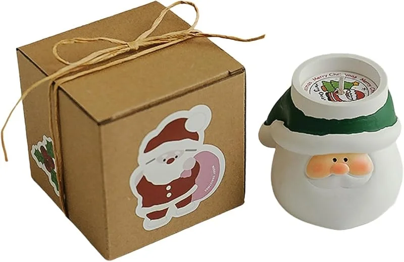 Marke: Generisch Weihnachtliche Duftkerzen, Weihnachtsmann-Form, Aromatherapie-Tischaufsätze — Kerzenlicht Abendessen